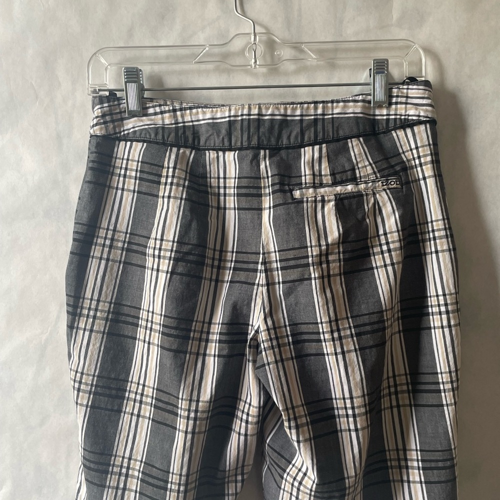IZOD XFG Plaid Bermuda Shorts